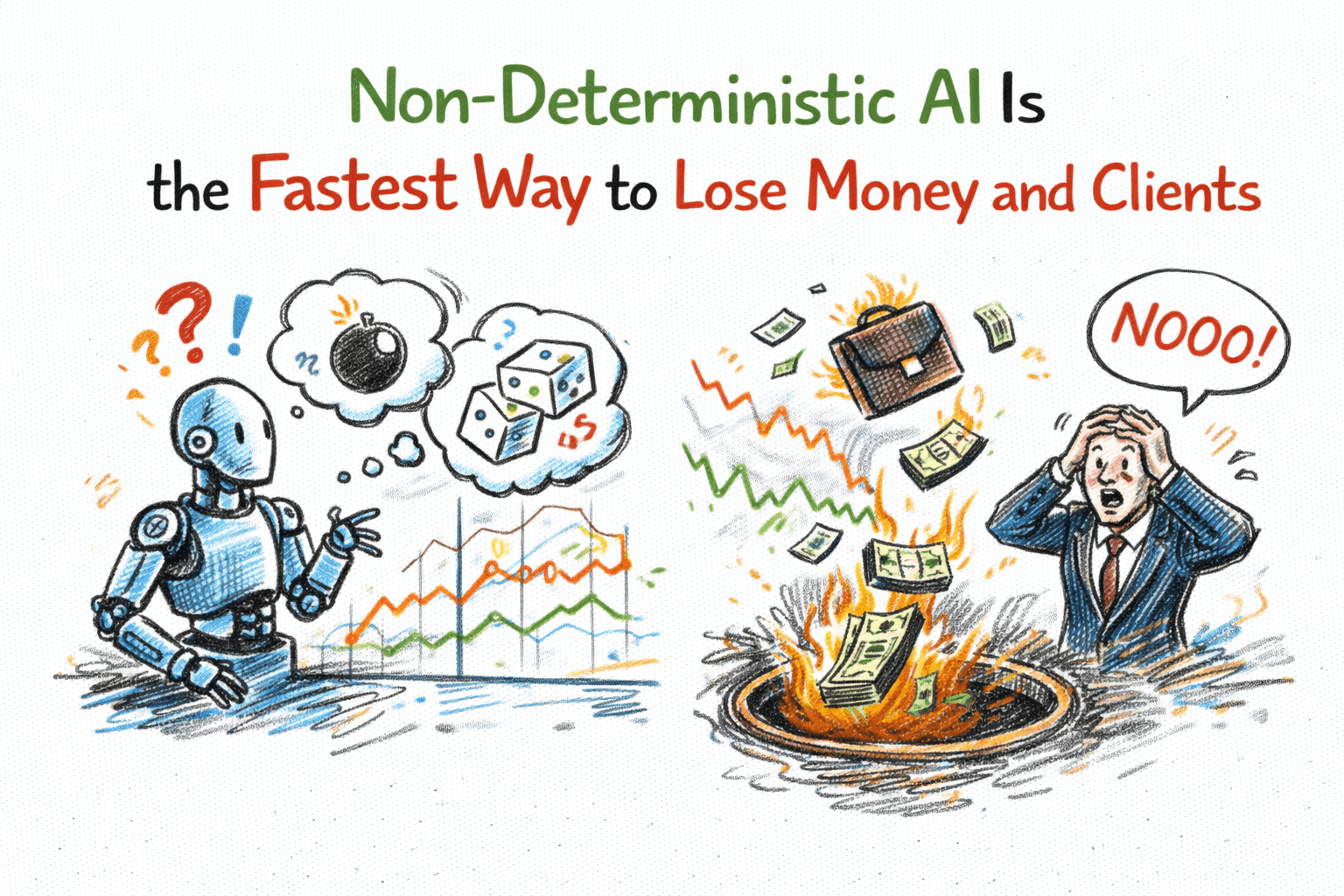 Недетерминированный AI — самый быстрый способ потерять деньги и клиентов